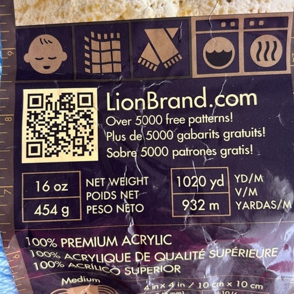 Light blue yarn - Pastel blue (Left over) - Picture 4 of 7